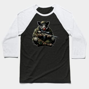 Sniper Wild Boar Baseball T-Shirt